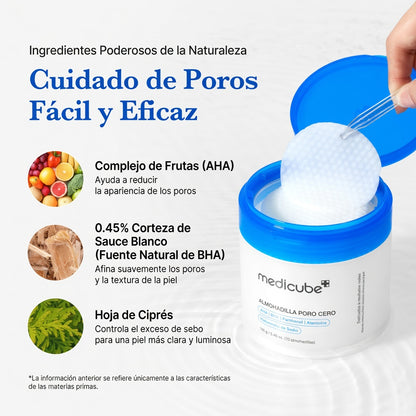 Almohadillas Poro Cero (70 uds.)